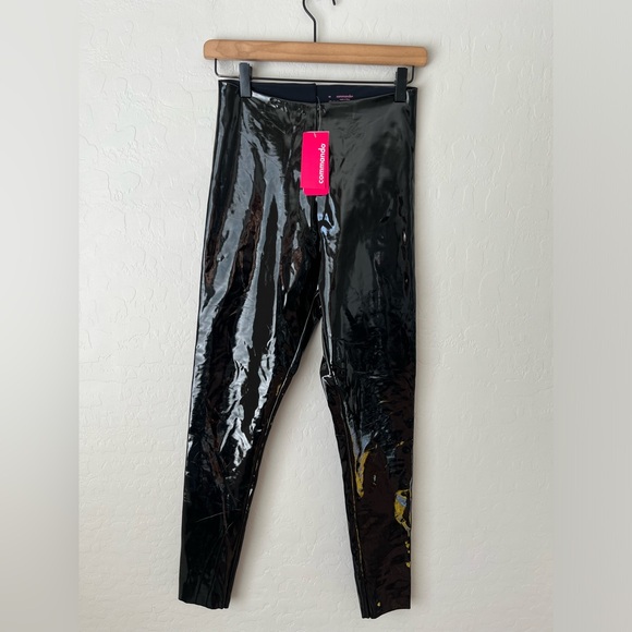 NEW Commamdo Perfect Control Patent Leather Legging Black medium - Picture 5 of 11